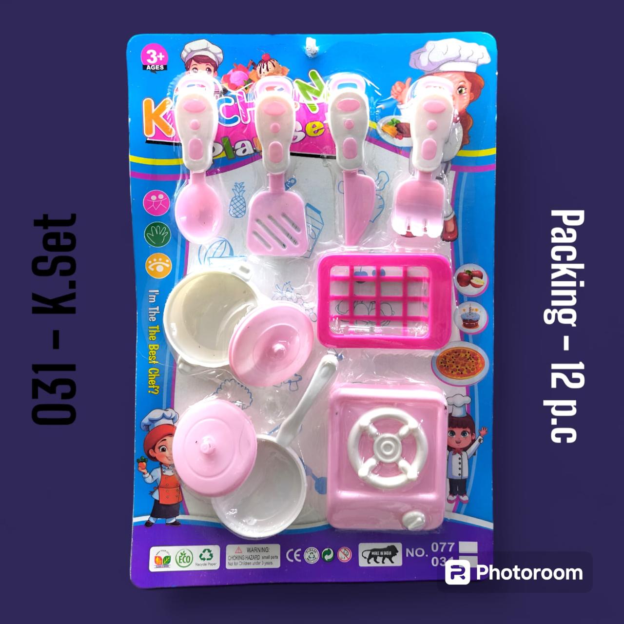 031 Kitchen Set, 12 pcs packing