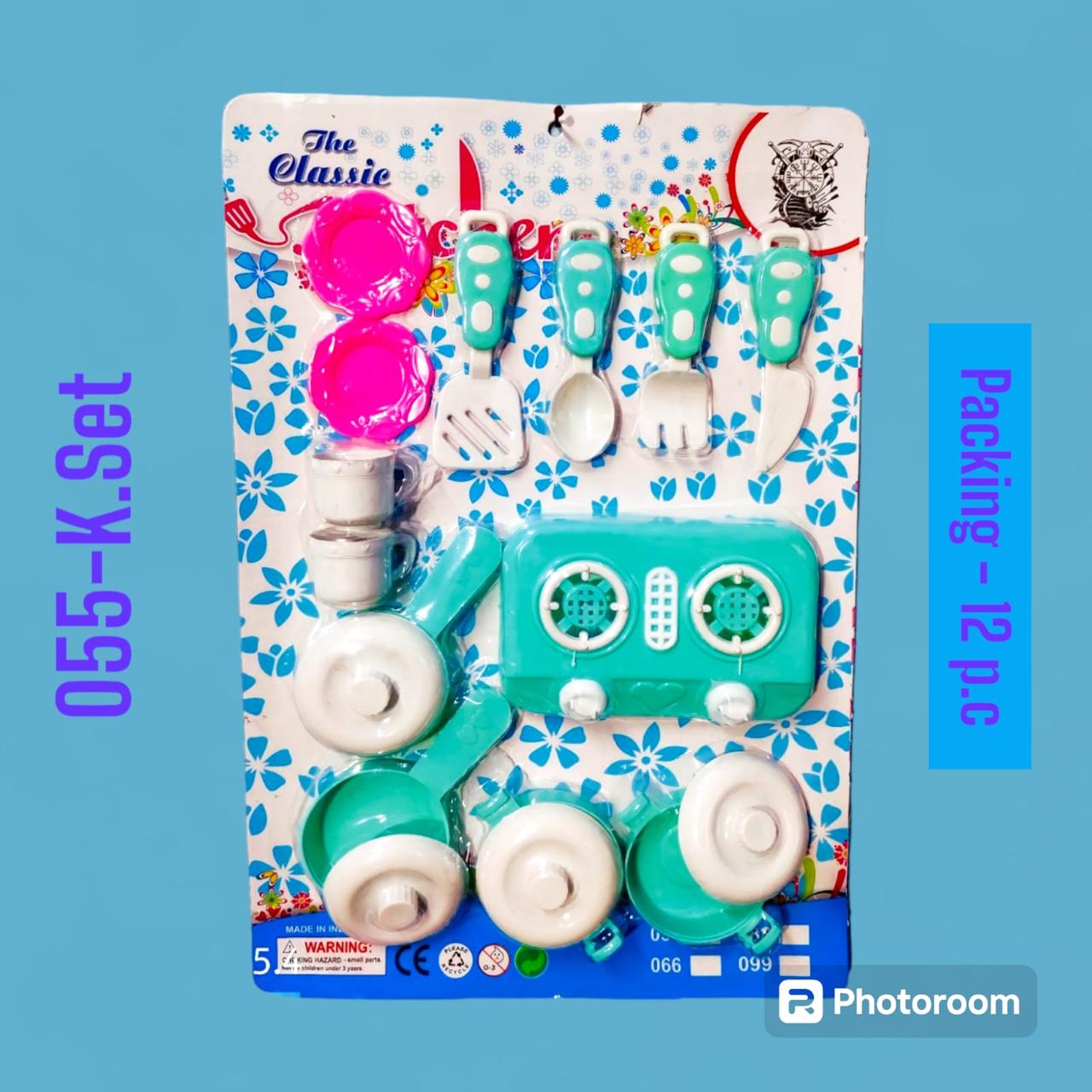 055 Kitchen Set, 12 pcs packing