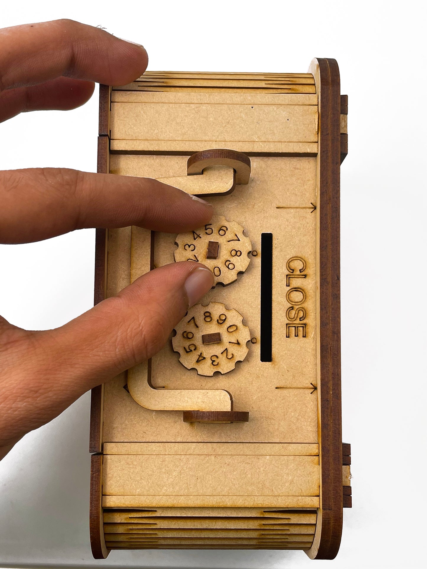 Kraftsman wooden coin bank wooden based
