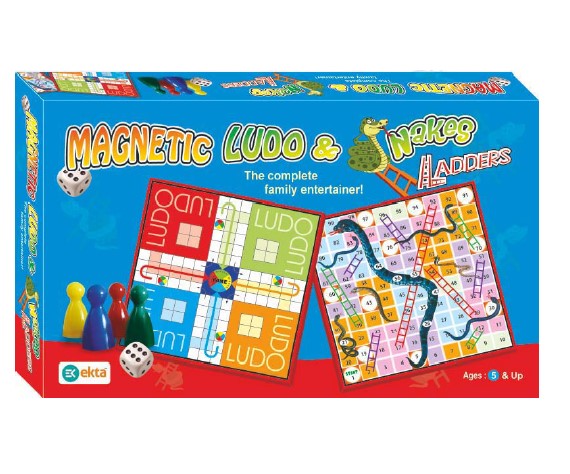 Ekta Magnetic Ludo and Snakes and Ladder