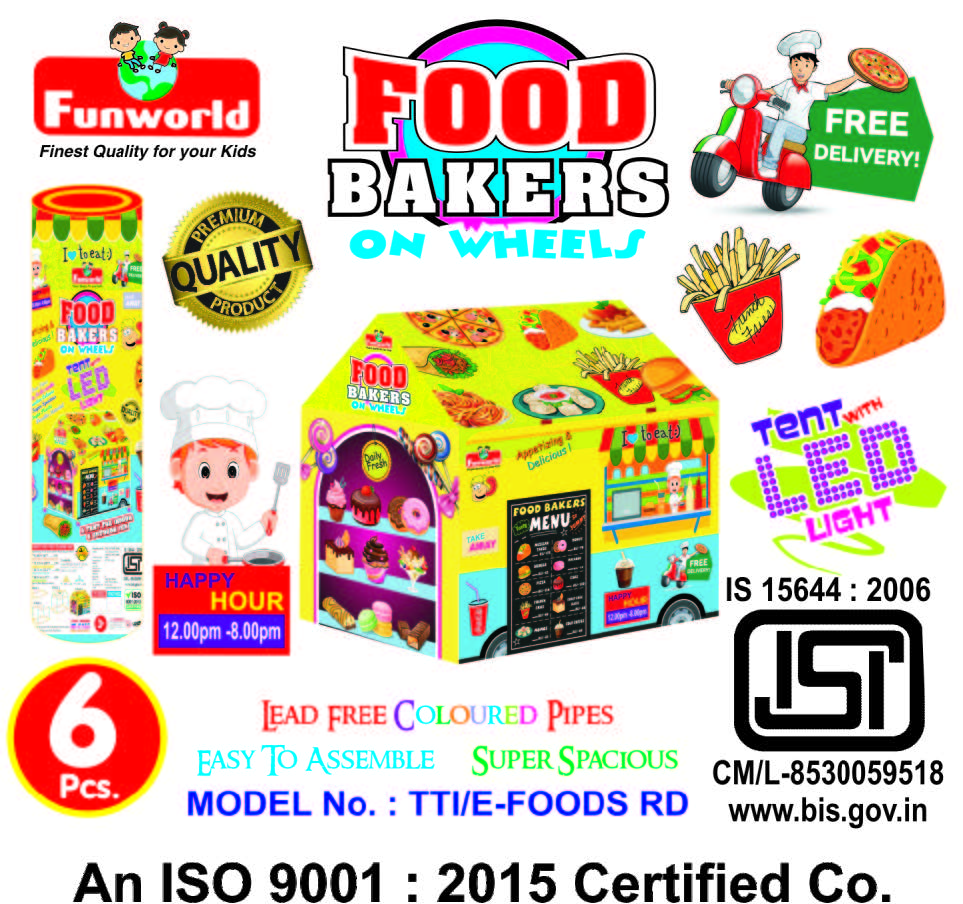 Food bakers tent house (Round LED)