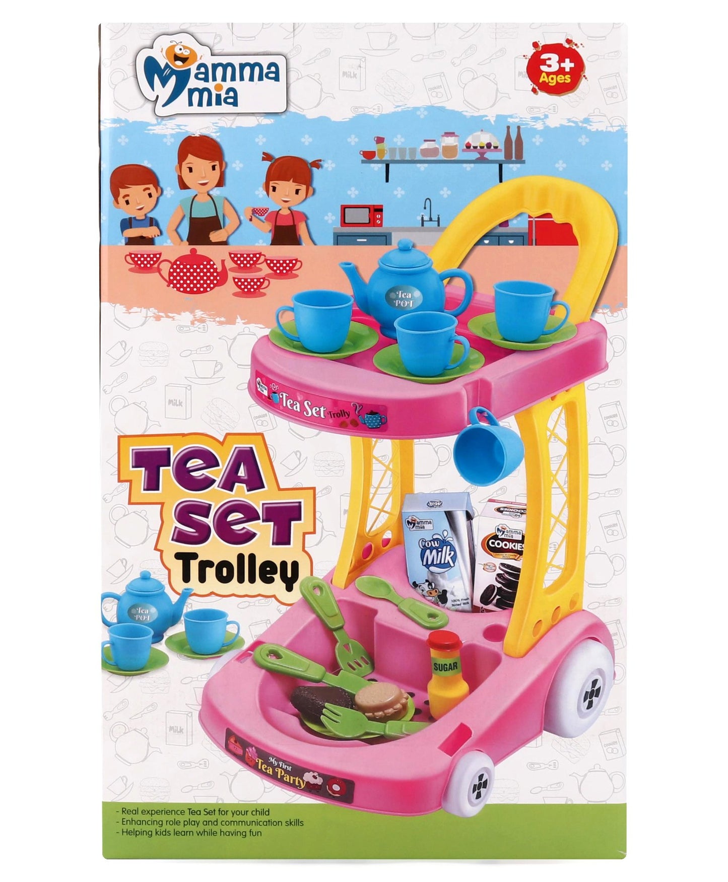 Mamma Mia Tea Set Trolley kitchen set