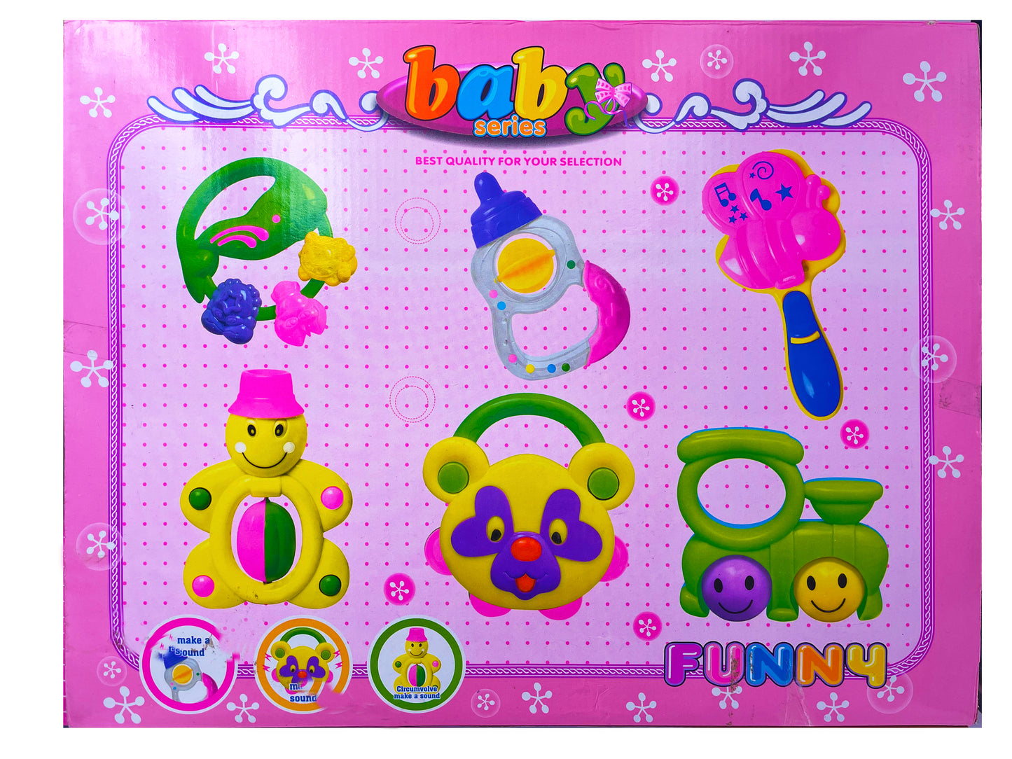 Rattles Box 6pc