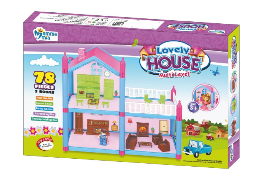 Mamma Mia Doll House 78 Pcs
