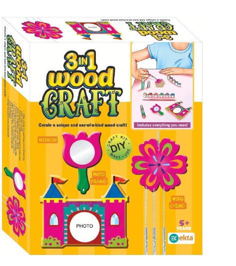Ekta 3 in 1 wood Craft