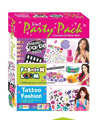 Ekta 3 in 1 Party Pack