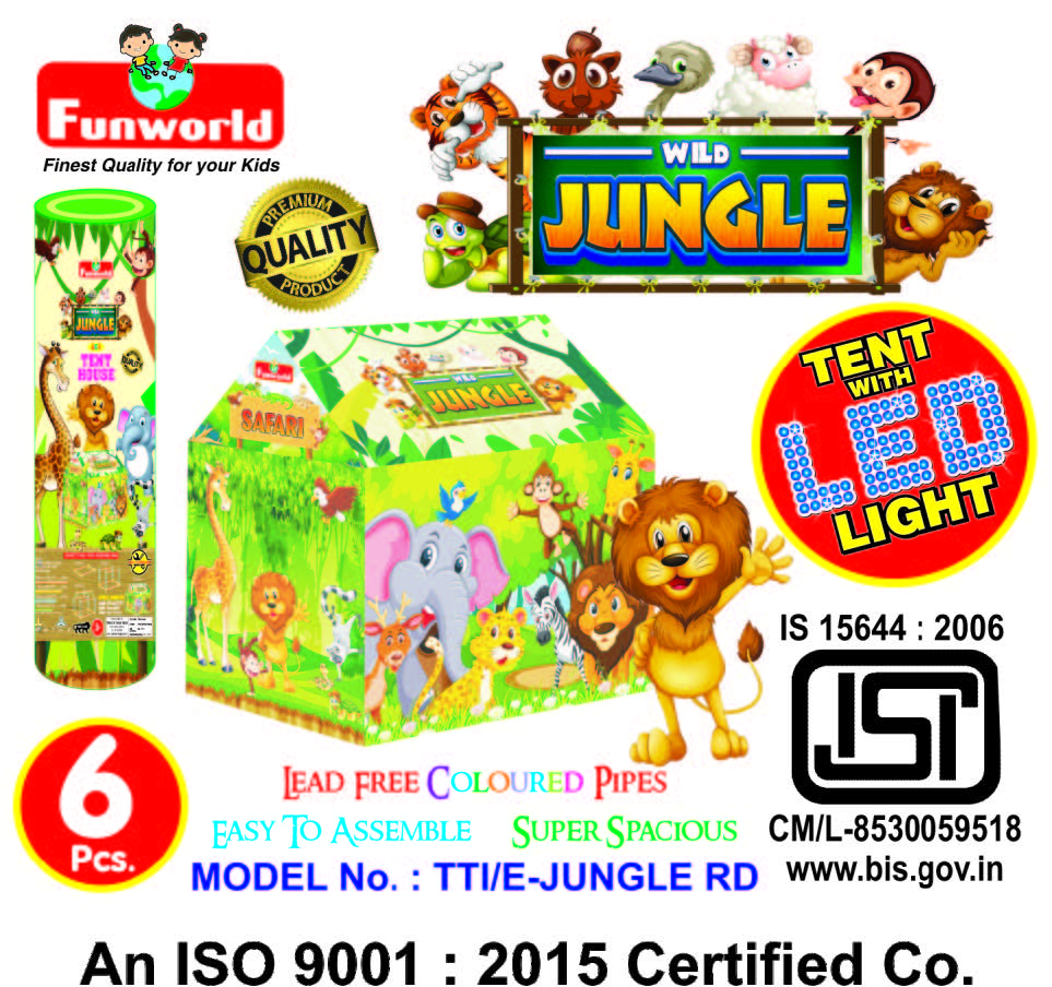Wild jungle tent house (Round LED)
