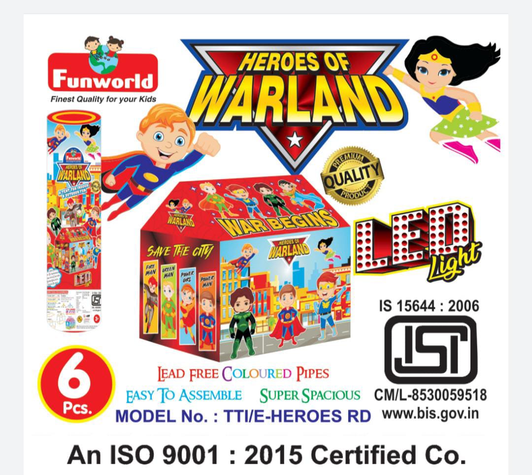 Heroes of warland tent house (Round LED)