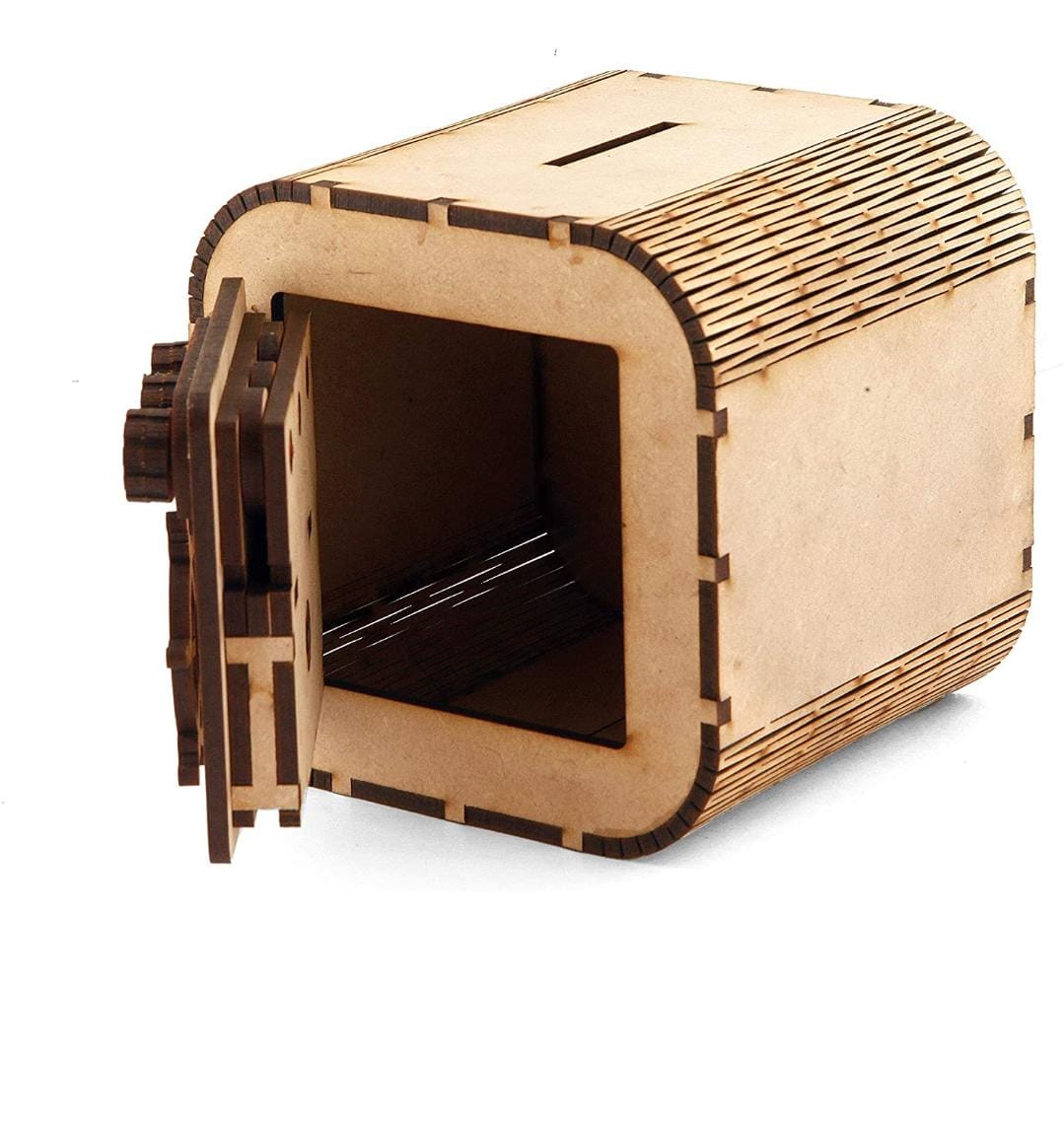Wooden serial based coin bank