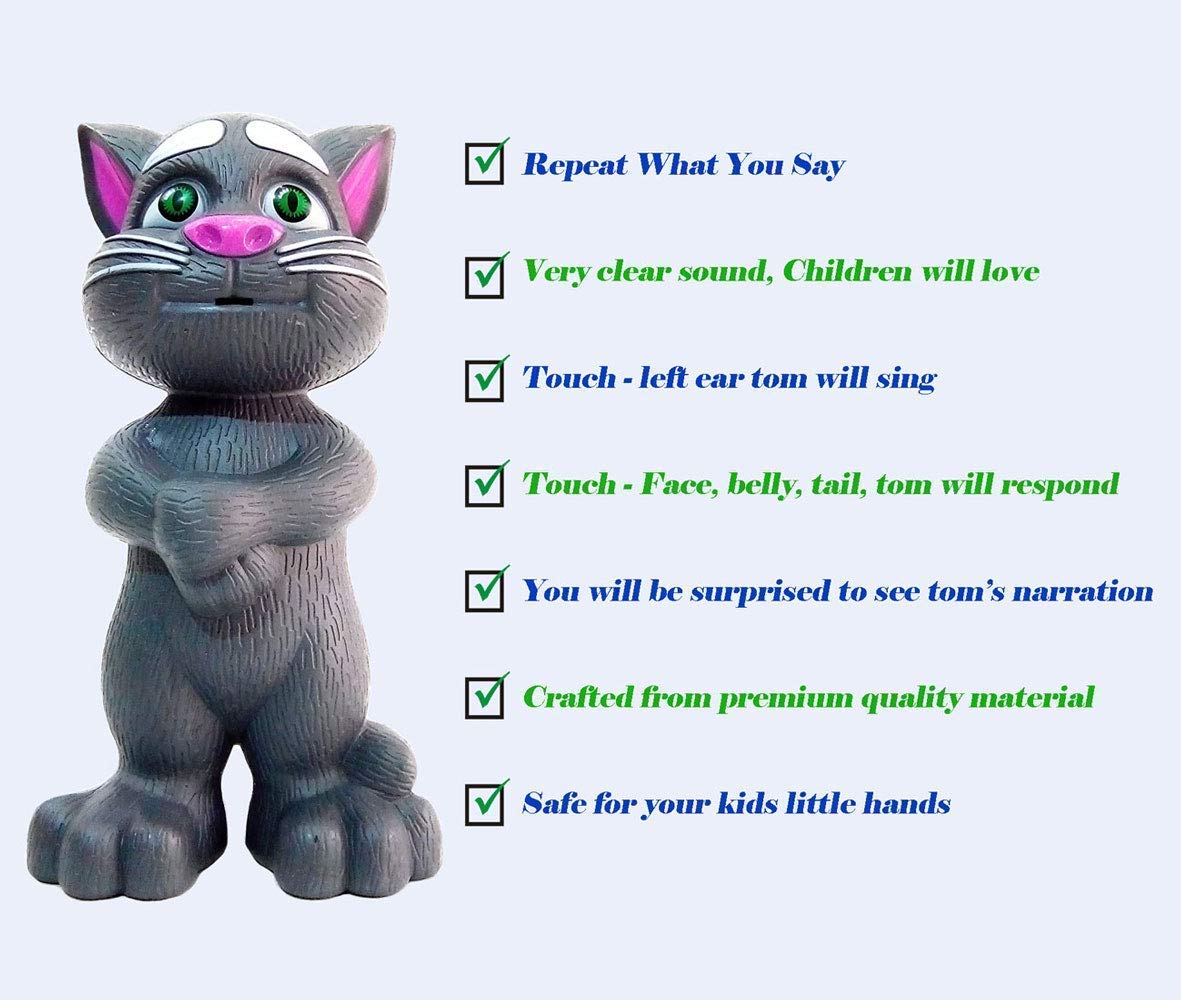 Talking Tom musical toy (Available in 4 colours)