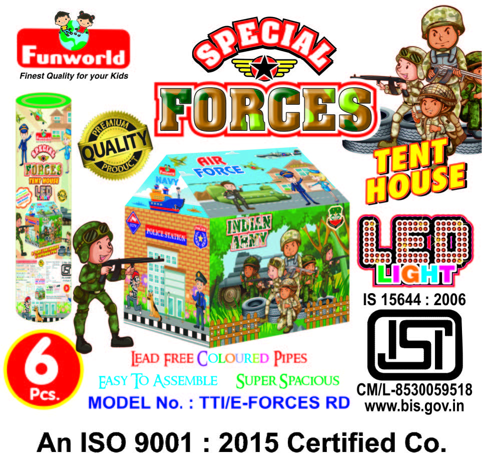 Special forces tent house (Round LED)