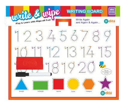 Ekta Write and wipe Shapes