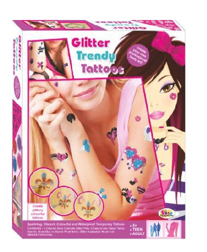 Ekta Glitter Trendy tattoos