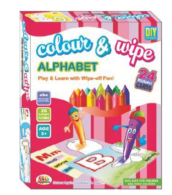 Ekta Colour and Wipe Alphabet