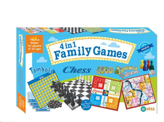 Ekta 4 in 1 Family Games