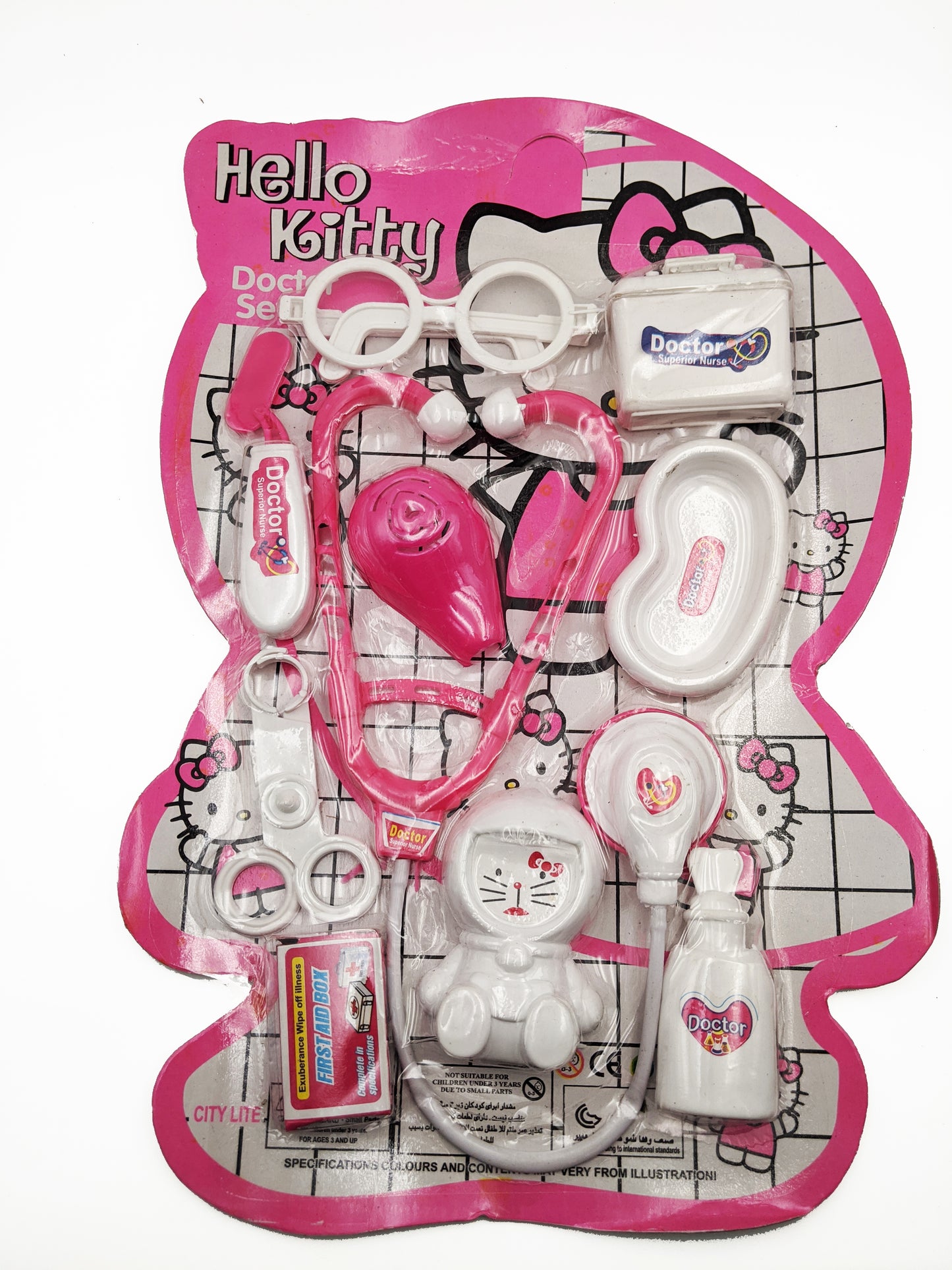 Hello Kitty Doremon /Hello kitty Doctor set