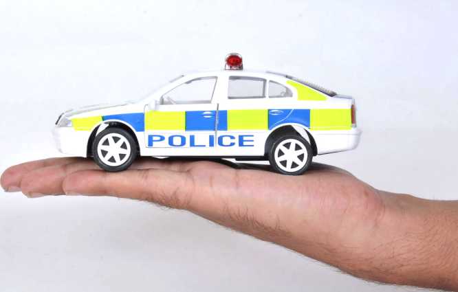 Centy Toys UK Police Diecast locomotive