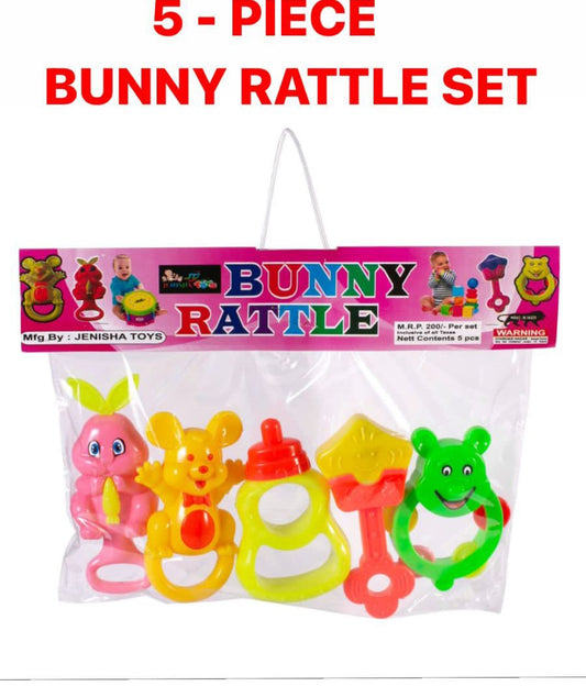 Bunny Rattle 5 pcs
