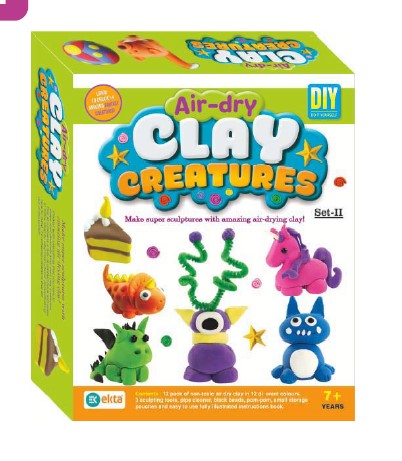 Ekta Air-dry Clay Creatures