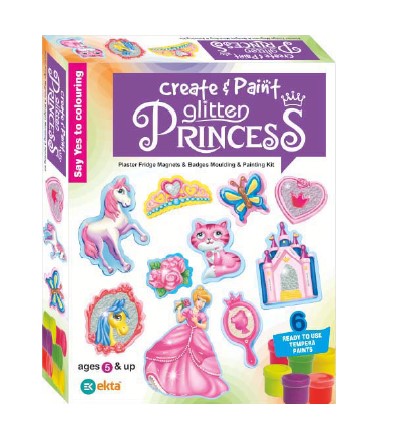 Ekta Create and Paint Glitter Princess